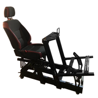 Haute qualité Gaming Racing Simulator Cockpit Sim Wheel Stand Race Car Driving Simulator Avec Gear Shifter Mount Monitor Stand