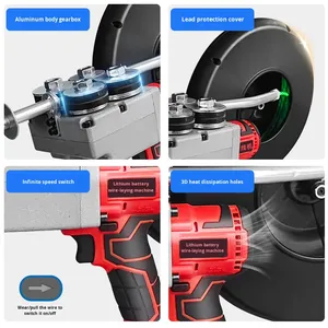 Máquina Automática Personalizada para Enhebrar Cables de Baterías de Litio, Herramienta Mágica para Electricistas, Herramienta para Tirar de Cables de Acero, Modelo para Tirar de Tuberías - Product Image 4