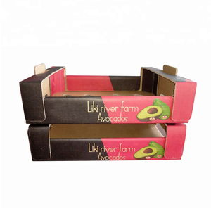 Plateaux en carton ondulé personnalisés OEM empilables pour le stockage et l'expédition de fruits, conteneurs ondulés sur mesure pour un gain de place - Product Image 2