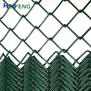 Clôture à mailles de chaîne galvanisée et durable personnalisée Maille de diamant Grillage d'écran <span class=keywords><strong>Panneaux</strong></span> enduits de PVC galvanisé <span class=keywords><strong>pour</strong></span> une longue utilisation régulière - Product Image 1