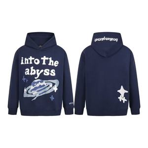 Sudadera con Capucha de Algodón Grueso para Hombre, Personalizable con Logotipo Bordado, 400 Gsm, Sudadera Oversize sin Cordones - Product Image 3