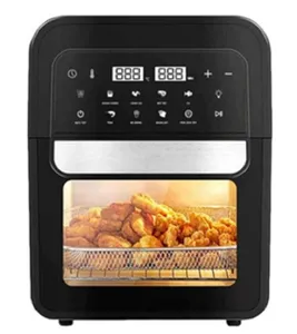 New Kitchen Appliance 6 Liter Electrical Digital Touch Screen Air Deep Fryer With Timer Without Oil With Visual Basket