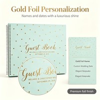 Carnet organisateur/agenda en papier kraft Heeton Ecologic à reliure spirale, 40 feuilles, pour marque personnalisée, livre d'or, cadeau