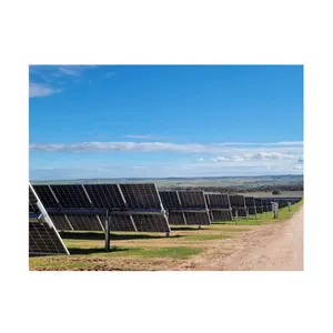 Ground Solar PV Tracking System Custom Sun Solar Tracker Photovoltaic Mounting Single Axis Solar Tracker