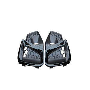 Nouveau Design sportif, couverture de lampe antibrouillard ABS, peinture de feux antibrouillard noirs pour <span class=keywords><strong>Audi</strong></span> A4 2020 <span class=keywords><strong>2021</strong></span> 2022, mise à niveau modifiée vers <span class=keywords><strong>S4</strong></span> - Product Image 3