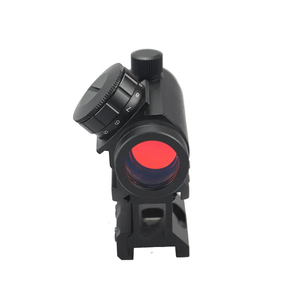 Mirino Ottico Tattico Red Dot 1x20mm in Lega di Alluminio Nero con Luminosità Regolabile - Product Image 3