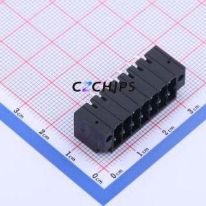 KF2EDGSVMG-3.5-2*7P Plug-in Terminal Block Through hole,P=3.5mm Connector Board-to-Board / Socket Closed Screw Fixing 2x7P 3.5mm - Product Image 1