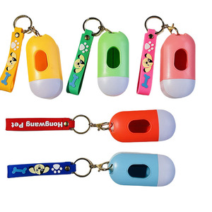 Nhỏ gọn xách tay thân thiện với môi Pet poop Túi Dispenser mới hình vuông bền vững ngoài trời đầy màu sắc poop Túi chủ - Product Image 1