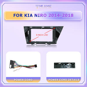 Cadre de voiture audio de 9 pouces pour <span class=keywords><strong>KIA</strong></span> <span class=keywords><strong>NIRO</strong></span> 2014-2018 UV <span class=keywords><strong>noir</strong></span> Android Audio écran stéréo Auto réparation Interface support panneau fixe - Product Image 3