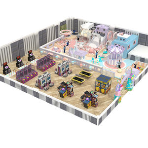 अनुकूलित इनडोर खेल के मैदान गर्म हवा के गुब्बारे थीम मिनी कारॉसेल स्लाइड बॉल पूल खिलौना हेलीकॉप्टर बच्चों के लिए - Product Image 5