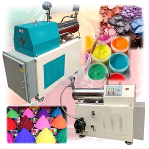 Broyeur à billes automatique, broyeur à billes humide de laboratoire, broyeur à billes horizontal, machine de broyage de sable pour la production de peinture - Product Image 1