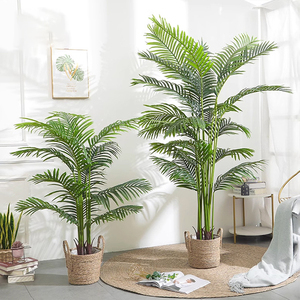 Abutilon Phoenix palmera planta de imitación Artificial <span class=keywords><strong>Kentia</strong></span> Palma cartón hojas de plástico hoja de plástico plantas de plástico Decoración habitación - Product Image 2