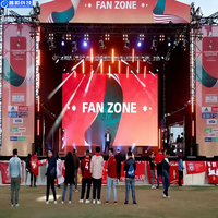 Panneau d'affichage LED numérique extérieur P3.91 étanche pour publicité, location d'écran LED, panneau d'affichage publicitaire