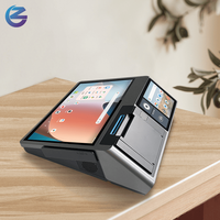 Terminal de point de vente pour magasin spécialisé avec écran tactile Android, lecteur de paiement NFC et imprimante de reçus