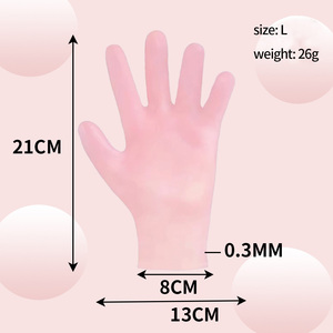 ถุงมือเจลว่านหางจระเข้ซิลิโคนนุ่มให้ความชุ่มชื้นสำหรับผิวแห้งเพิ่มความชุ่มชื้นซ่อมแซมผิวที่หยาบกร้านของจิปาถะ - Product Image 5