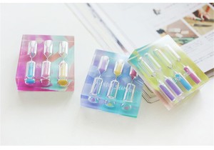 Xinbaohong Tùy Chỉnh Phong Cách Đồng Hồ Cát Nhựa Đồng Hồ Cát 3 4 <span class=keywords><strong>5</strong></span> Phút Đồng Hồ Cát Pha Lê Đồng Hồ Cát Hẹn Giờ Với <span class=keywords><strong>Logo</strong></span> - Product Image 6