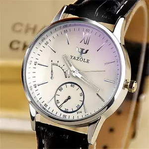 Yazole 314 moda eğlence zarif kuvars saatler klasik kolay eşleşen güzel dekore küçük arama kadın kol saati