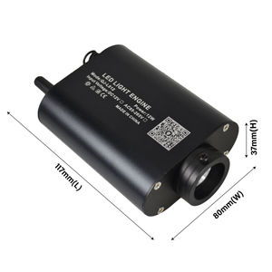 Moteur d'éclairage LED à fibre optique 12W RGBW avec synchronisation musicale via application, pour décoration de plafond ciel étoilé - Product Image 2