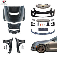 Fabrication à l'état neuf pour Cadillac ATS à ATSV 2013-2018 Kit de carrosserie complet de voiture avec garde-boue de capot de calandre de pare-chocs avant et arrière