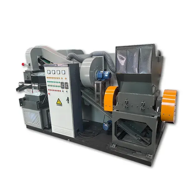 Professionele Kabel Recycling Machine Droog Type Geen Vervuiling Kleine Koperdraad Recycling Verpletterende Stripmachine