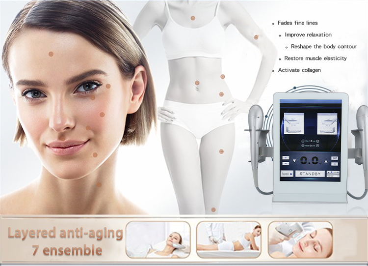 Portable Hifu Technology 7D Hifu focused ultrasound Machine For wrinkle removal