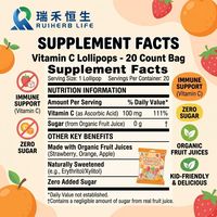 Sucettes sans sucre à la vitamine C à base d'xylitol, bonbons sains aux saveurs de fruits pour la consommation quotidienne