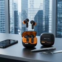 Écouteurs sans fil S52 avec annulation du bruit ANC et ENC, application, étanchéité IPX5, écouteurs intra-auriculaires, Bluetooth 6.0