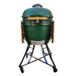 เตาอบเซรามิก <span class=keywords><strong>Kamado</strong></span> ขนาด 24 นิ้ว XL ยี่ห้อ Auplex, เตาบาร์บีคิวถ่านขนาด OEM สำหรับลานกลางแจ้งและตั้งแคมป์ (ตะแกรงปรับได้ 13 นิ้ว ถึง 29 นิ้ว) - Product Image 1