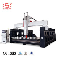 Prix d'usine ! Routeur CNC 5 axes / Machine CNC 5 axes pour la découpe 3D, la sculpture 4D, la gravure 5D Mousse Bois Pierre Marbre Granite