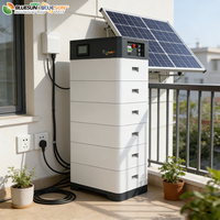 Batterie au lithium solaire intelligente empilable 51,2 V 106 Ah avec onduleur 20 kW 30 kW 40 kW, durée de vie prolongée, tout-en-un