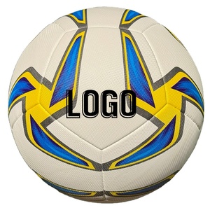 Ballon de Football d'Entraînement Durable avec Logo Imprimé Personnalisé Nouveau Style Cuir PU Cousu à la Machine et Collé Thermique pour les Matchs de Sport - Product Image 1