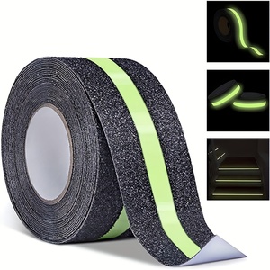 Ruban antidérapant résistant phosphorescent 20M 100mm adhésif acrylique imperméable vert moyen pour l'utilisation de la piscine et l'avertissement - Product Image 6