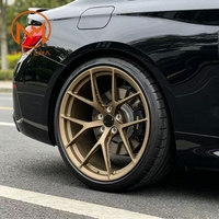 Maxtera Geschmiedete Maßgefertigte Bronze Fir Evo Style PKW-Räder für BMW M2 M3 M4 Porsche 911 718 Audi R8 RS Corvette Leichtmetallfelgen