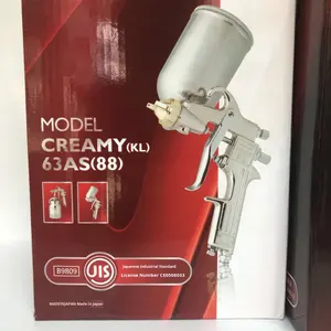 Vente en gros Jinli 88 <span class=keywords><strong>Pistolet</strong></span> pulvérisateur par le Japon Pot supérieur et inférieur à haute atomisation Calibre 1.5 et 1.8 Pulvérisation de peinture avec type d'alimentation par aspiration - Product Image 4