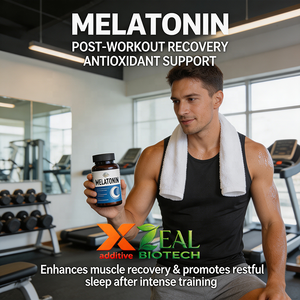 Mélatonine CAS 73-31-4 |   Complément alimentaire de haute pureté pour le sommeil, régule le rythme circadien, aliment santé personnalisé ZEAL - Product Image 2