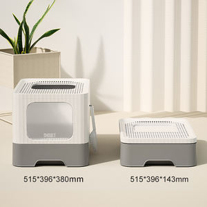 Kmart Anti-Spatten Grote Overdekte Gesloten Kattentoilet Kat Kleine Doos Met Kat Kleine Schepje - Product Image 2