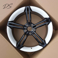 Rines de Fábrica Negros y Blancos de 18-19 Pulgadas, Rines Flow Formed 5x112/5x114.3/5x108 para Audi, Tesla, BMW, Mercedes, Honda, Kia