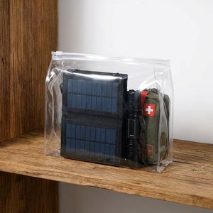 Panneau solaire pliable portable 18W pour la recharge rapide des téléphones portables en extérieur, couleur camouflage noir pour le camping - Product Image 2