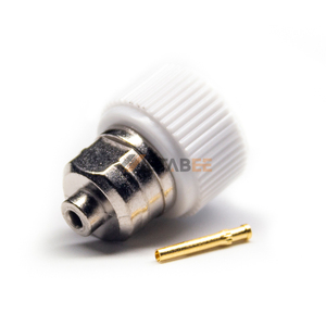 Conector SMA para Cabo RG6 <span class=keywords><strong>RG59</strong></span> de 75 Ohm |   Adaptador RF com Conector Crimpado e Jack |   Terminal Banhado a Ouro para Sistemas de CFTV e Vídeo - Product Image 3