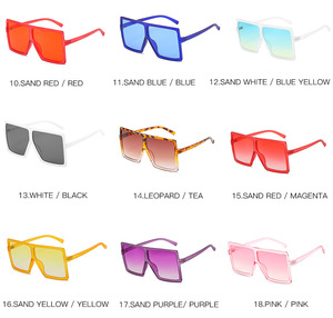 Moda in plastica quadrata Vintage grande <span class=keywords><strong>montatura</strong></span> alla moda <span class=keywords><strong>da</strong></span> donna uomo oversize occhiali <span class=keywords><strong>da</strong></span> <span class=keywords><strong>sole</strong></span> occhiali <span class=keywords><strong>da</strong></span> <span class=keywords><strong>sole</strong></span> 2024 - Product Image 4
