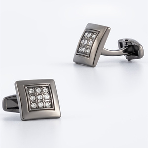Personalizado hombres traje camisa joyería accesorio fabricante circón incrustaciones corbata Clip y circón gemelos para <span class=keywords><strong>abogado</strong></span> - Product Image 5