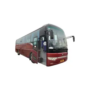Yutong-Bus de pasajeros Zk6122 de 2ª mano, gran capacidad, compartimiento de equipaje, motor Weichai 336hp