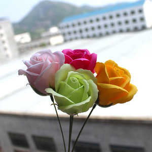 DREA Nhà Máy Bán Buôn <span class=keywords><strong>3</strong></span> Lớp Hoa Hồng Xà Phòng Hoa Trang Trí Hoa Mãi Mãi Hoa Hồng Cho Trang Trí Đám Cưới - Product Image 5