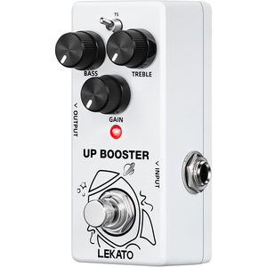 Pedal de Guitarra Lekato Up Booster, True Bypass, Efecto Clean Boost, Cuerpo Metálico, Pedal para Guitarra Eléctrica - Product Image 1