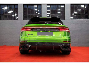 Kit de carrocería de fibra de carbono seco de alta calidad para Audi RSQ8 <span class=keywords><strong>ABT</strong></span> estilo parachoques delantero labio rejilla alerón de techo faldas laterales rueda cejas - Product Image 3