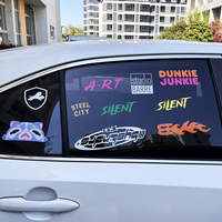 Autocollants de transfert en vinyle pour véhicule résistants aux UV Autocollants de transfert en vinyle pour voiture personnalisés, étanches et découpés