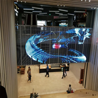 Camion publicitaire LED transparent HD couleur pour affichage extérieur, événements, centres commerciaux, ascenseurs, magasins de détail