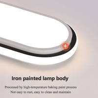 Plafonnier LED Minimaliste pour Chambre, Salon, Couloir, Balcon – Lampe de Plafond Murale en Fer et Acrylique, Blanc Froid