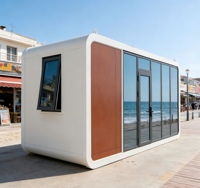 Maison Modulaire Préfabriquée, Espace de Vie Portable de Haute Qualité, Approvisionnement en Gros, Délai de Livraison Rapide pour le Marché Mondial, Adaptée aux Conditions Météorologiques Extrêmes