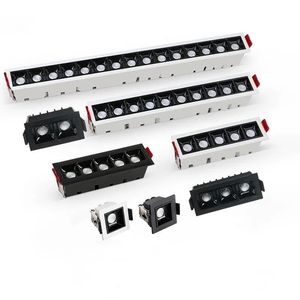 Nueva llegada diseño moderno 9W 12W 15W Cob empotrado LED aluminio Downlights parrilla Luz de techo para Hotel IP44 clasificado - Product Image 3